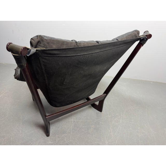 Mid-Century Trega Sling Lounge Chairs by Tormod Alnæs for Sørlie Møbler, Norway, 1970s For Sale - Image 16 of 17