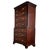 Wood 18th Century Mahogany Chest on Chest with Brass Handles For Sale - Image 7 of 11