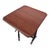 Small Victorian Teak and Mahogany Gateleg Side Table, 1890s For Sale - Image 4 of 10