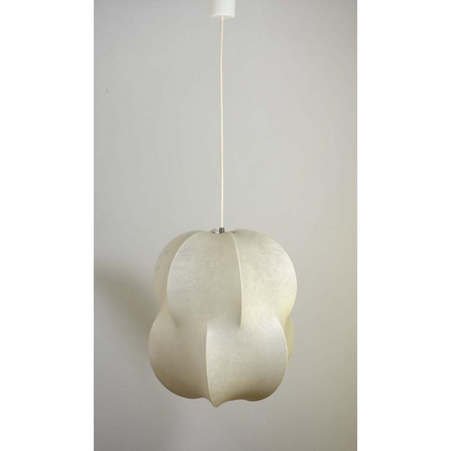 Space Age Italian Cocoon Ceiling Lamp, 1960s For Sale - Image 14 of 14