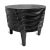 2020s Black Wave Cake Side Table / Stool For Sale - Image 5 of 10