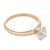 Mid 20th Century Mid 20th Century Gia 0.91 Carat Old Mine Cut Diamond 14k Yellow Gold Solitaire Engagement Ring, Size 5.75 For Sale - Image 5 of 5