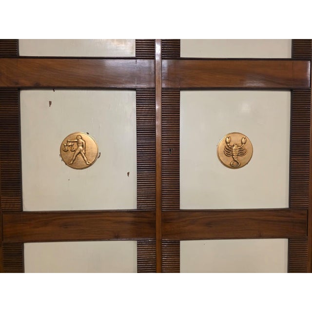 Art Deco Cabinet with Zodiac Signs, 1930s For Sale - Image 12 of 18