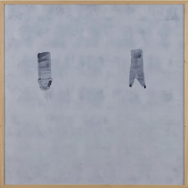 Acrylic on plywood Framed 100 x 100 x 2 cm I have official proof of authenticity such as vintage catalogs, designer...