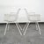 Russell Woodard Mid Century Modern Patio Chairs Armchairs Set 4 White Russell Woodard Sculptura, Attributed For Sale - Image 4 of 10