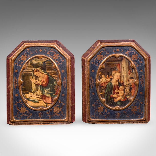 Pair of Small Vintage Renaissance Revival Bookends, Italian, Novel Rest, c.1960 For Sale - Image 4 of 10