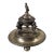 19th Century English Sheffield Silverplate Inkwell With Eagle Finial and Griffin Legs For Sale