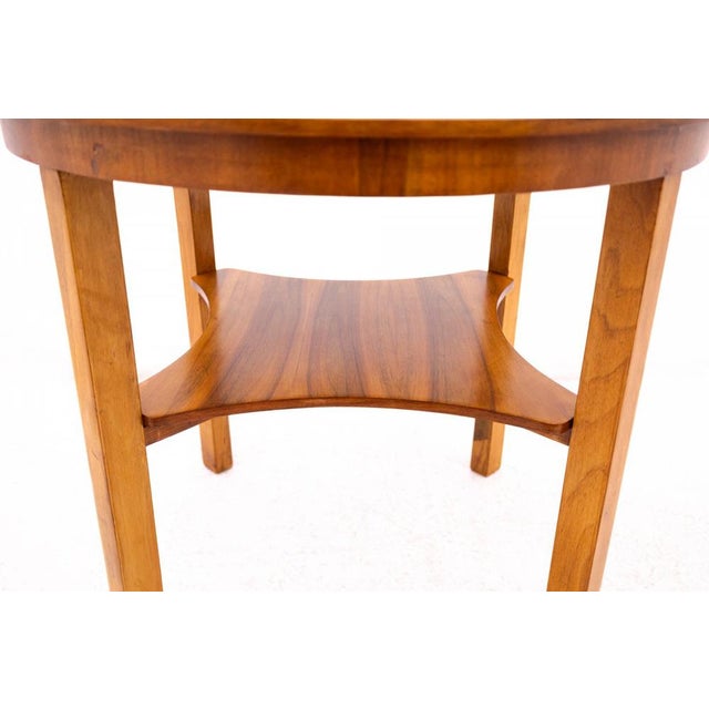 Art Deco Round Table, Poland, 1950 For Sale - Image 6 of 8