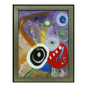 Unknown, Bold Gestural Figurative Abstract Painting