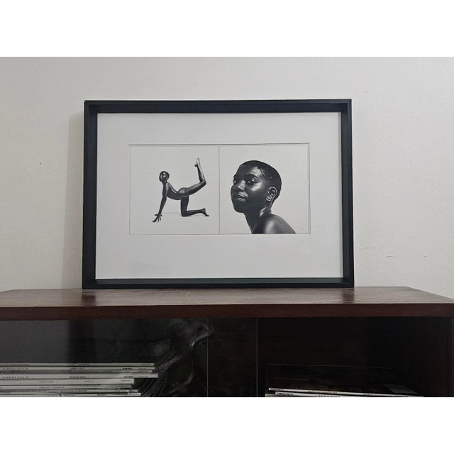 Limited edition print from award-winning Harlem photographer Donn Thompson [Drac Inc.], photo print in black metal frame....