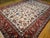 Vintage Persian Isfahan Rug, Hand-Knotted Wool, Allover Floral Pattern, Ivory & Red, 10x14 For Sale - Image 4 of 14