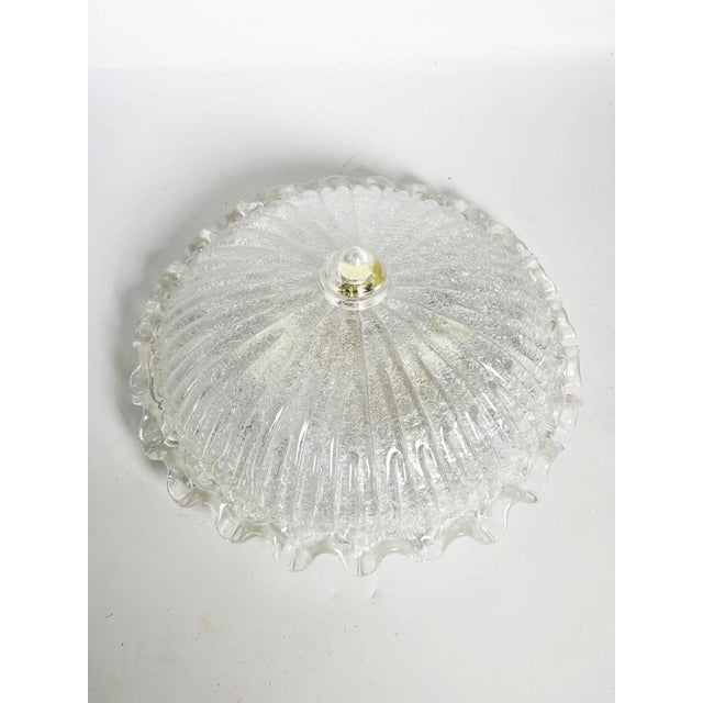 20th Century Glass Ceiling Light Fixture, France For Sale - Image 4 of 15