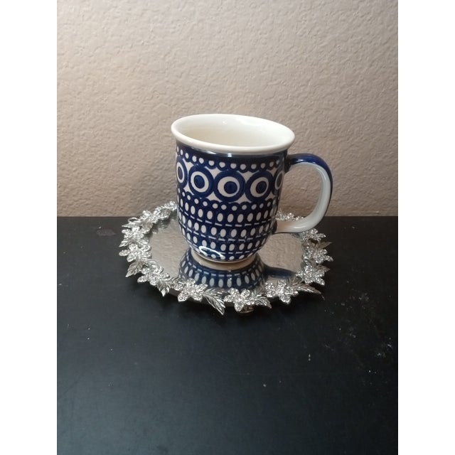 GORGEOUS Boleslaweic Pottery 8oz Coffee Mugs Made in Poland These Boleslawiec Pottery 8oz coffee mugs are handmade in...