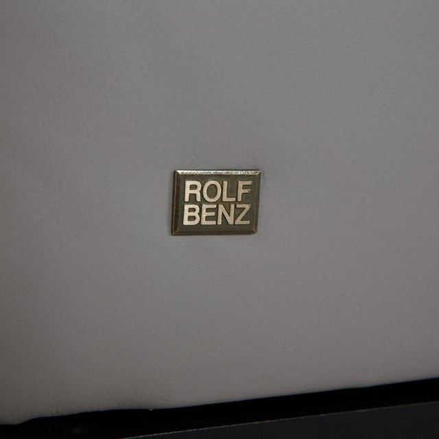 Two-Seater Sofa in Grey Leather from Rolf Benz For Sale - Image 14 of 18