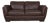 A399 2-Seater Dark Brown Leather Sofa from Natuzzi Editions For Sale