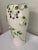 White 1980s Tall Ceramic Floral Floor Vase or Umbrella Stand For Sale - Image 8 of 13