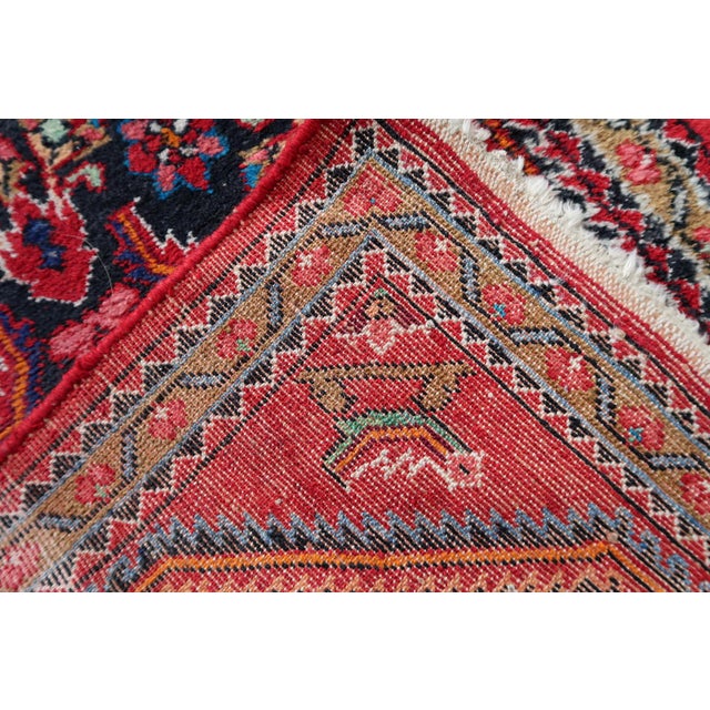 1960s, Handmade Vintage Persian Hamadan Rug 2.4' X 4.2' For Sale - Image 4 of 11