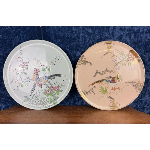 Large Earthenware and Enamel Pie Dishes from Longwy, 1920, Set of 2 For Sale - Image 4 of 11