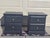 Moody Dark Nighstands Pair - Vintage For Sale - Image 9 of 9