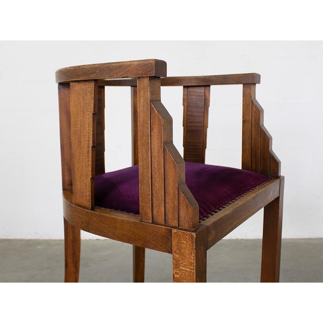 Art Deco Desk Chair, 1920s For Sale - Image 3 of 9