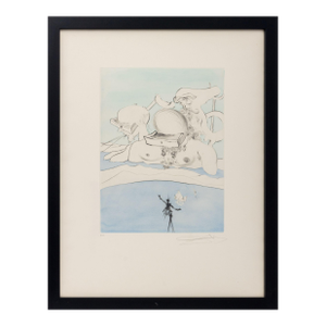 Salvador Dali "Expulse Comme Un Megot..." Etching