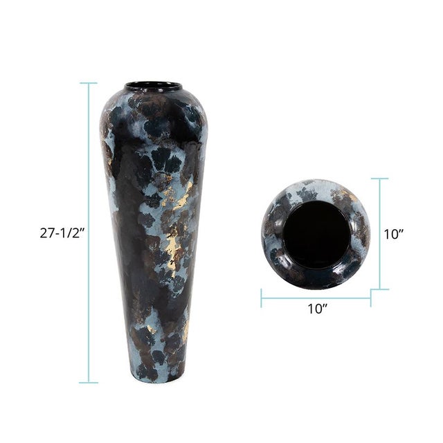 Oceanique Iron Torpedo Vase- Small For Sale - Image 9 of 9