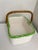 Vintage Shafford White Rectangular Ceramic Basket w/Handle Made in Japan. Presents look of woven basket. Measured the top...