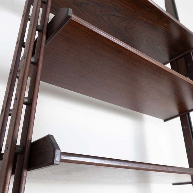 Single Span Floor-to-Ceiling Bookcase, 1960 For Sale - Image 10 of 14