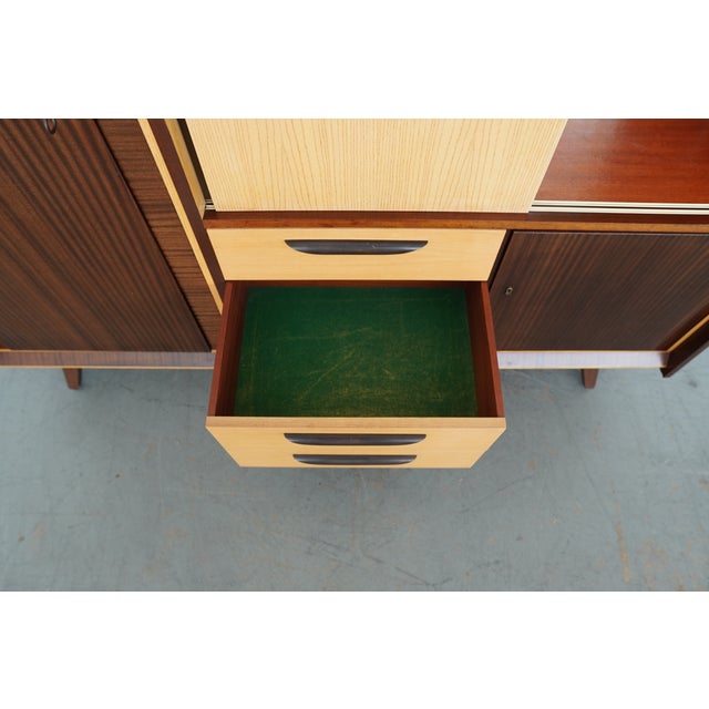 Vintage German Mid-Century Modern Highboard Cabinet For Sale - Image 14 of 17