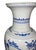 Ceramic Early 20th Century Pair of Chinese Blue and White Porcelain Urns For Sale - Image 7 of 10