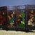 Wood Vintage Suanzhi Wood 4-Panel Table Screen, Hand Painted Plum Orchid Bamboo Chrysanthemum For Sale - Image 7 of 9