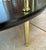 English Campaign Style Oval Wood & Brass 3-Tier Side Table For Sale - Image 13 of 18