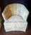 Mid 20th Century Vintage Barrel Back Tufted Lounge Arm Chair For Sale - Image 5 of 8