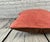 20 x 20 Hemp Pillow Turkish Cushion Natural Pinkish Red Pillow Cushion Cover For Sale - Image 4 of 4