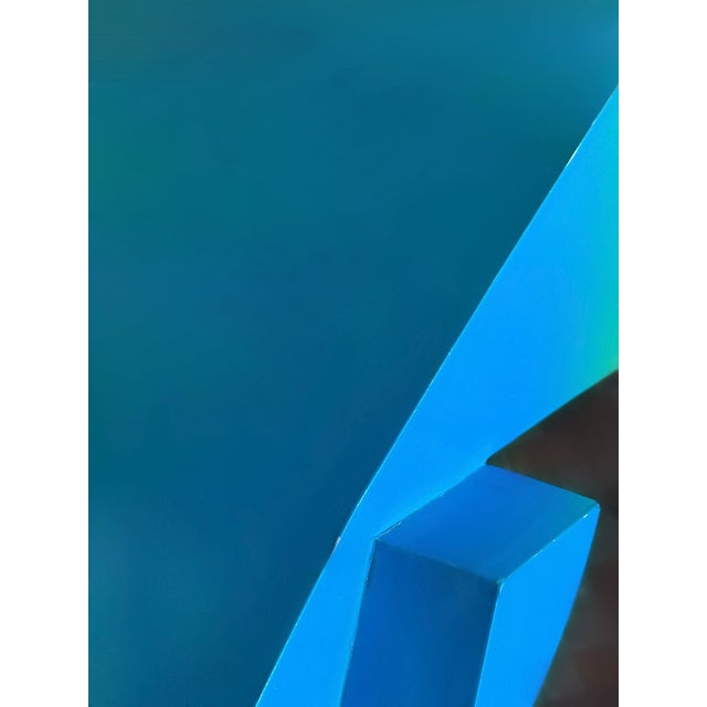 Paint The "Origami" Console: Rare Rafael De Cárdenas Sculptural Table – Limited Edition, Attributed For Sale - Image 7 of 14