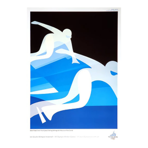 2006 Original Torino Winter Olympics Poster, Short Track Speed Skating