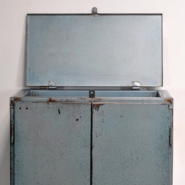 Vintage Industrial Cabinet in Iron, 1970s For Sale - Image 13 of 16