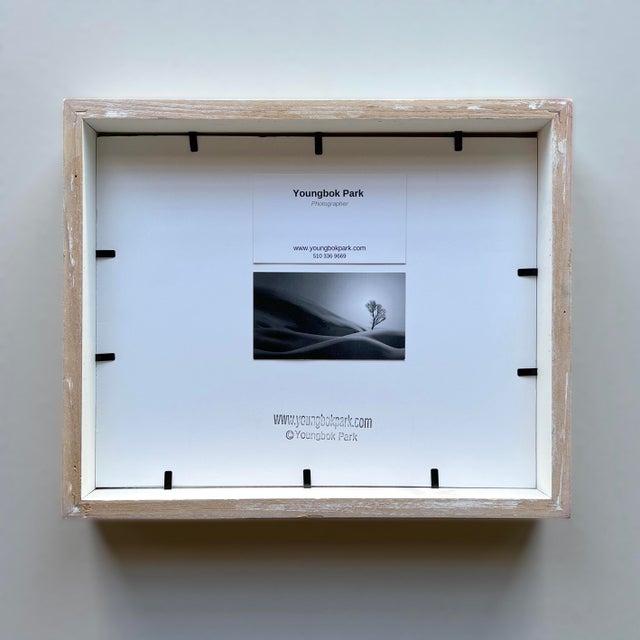 Youngbok Park (Korean-American, Contemporary) Dawn Hokkaido Photographic print, with archival mat and painted hardwood...