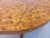 Tan Vintage Round Dining Table in Wood Mosaic Teak and Walnut with Extensions by Dieter Waeckerlin, Swiss, 1960s For Sale - Image 8 of 18