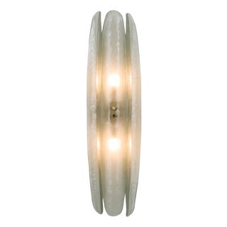 Dahlia Sea Glass Wall Light from Pure White Lines For Sale