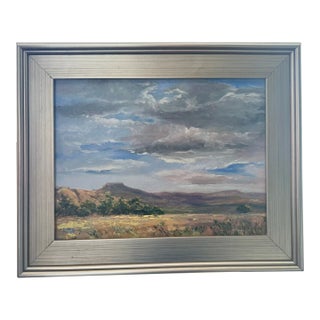 Original Doris Mady Post Impressionist Landscape Plein Air, Framed For Sale
