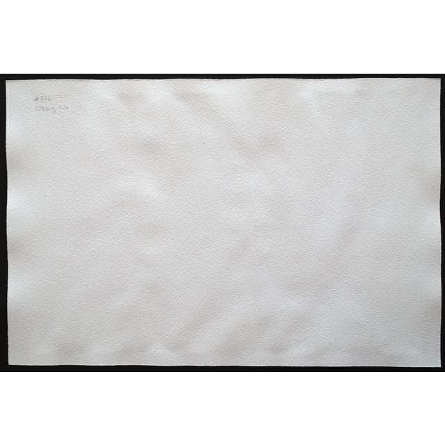 Paper Contemporary Abstract Watercolour on Paper "Paysage Renversé" by Jérémie Iordanoff For Sale - Image 7 of 7