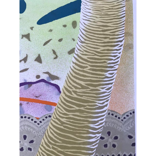 Original Vintage Lithograph by Michael Knigin, "Casual Encounter", #10/300, Signed, 1980 For Sale - Image 4 of 9