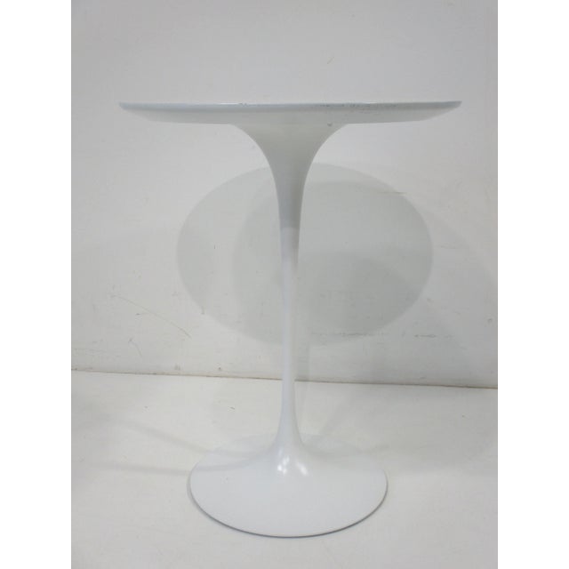 Early Eero Saarinen Tulip Side Table for Knoll For Sale - Image 10 of 10