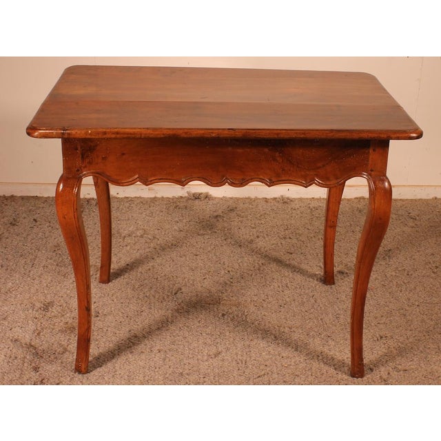 Brown 18th Century Side or Writing Table in Walnut For Sale - Image 8 of 12