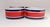 Mid-Century Modern Set of Four Vintage Italian Red, White and Blue Striped Ceramic Bowls by Mancioli For Sale - Image 3 of 14
