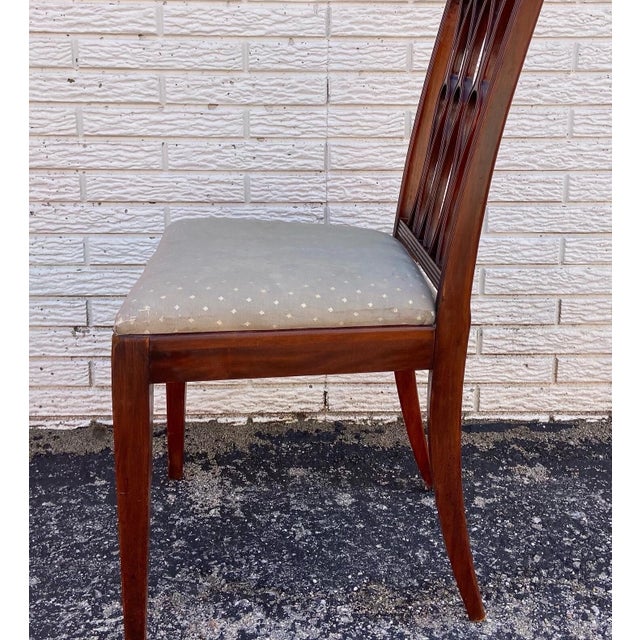 Gray Vintage Lady Emily's Invitation Style Side Chairs For Sale - Image 8 of 10