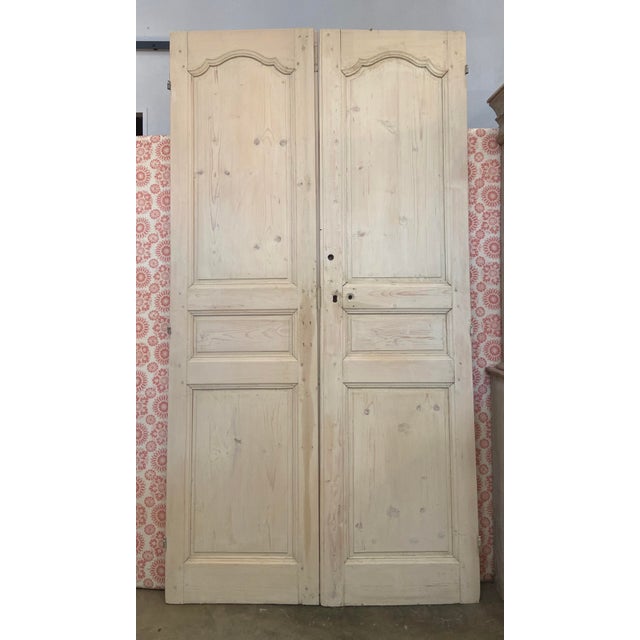 19th Century French Pine Doors - a Pair For Sale - Image 9 of 11