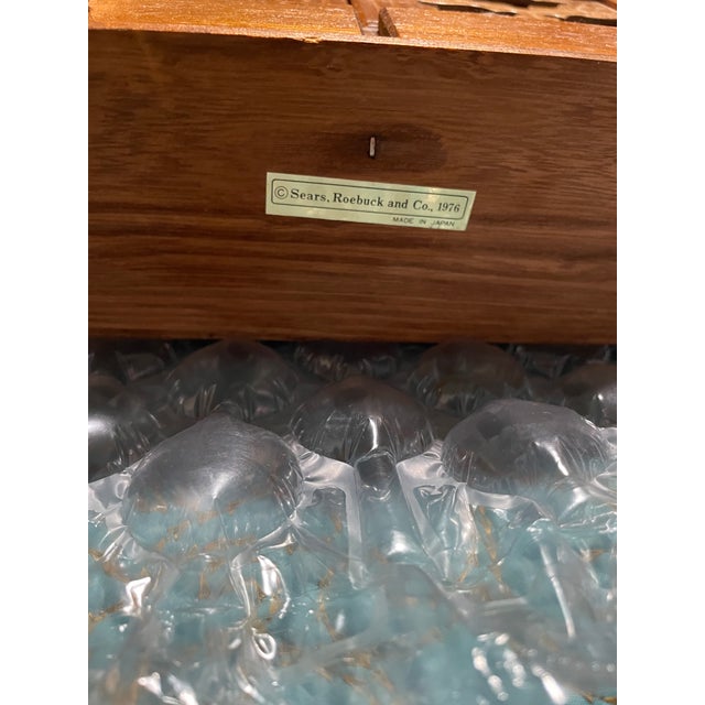 1960s Sears, Roebuck & Co. Vintage Wooden Spice Rack/Hanging Shelf/Apothecary Cabinet For Sale - Image 6 of 6