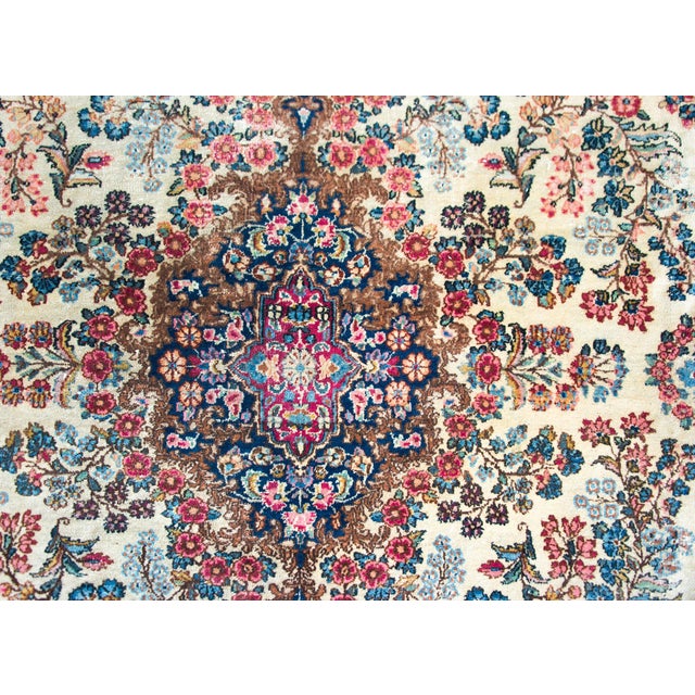 Early 20th Century Persian Kirman Rug For Sale - Image 14 of 15